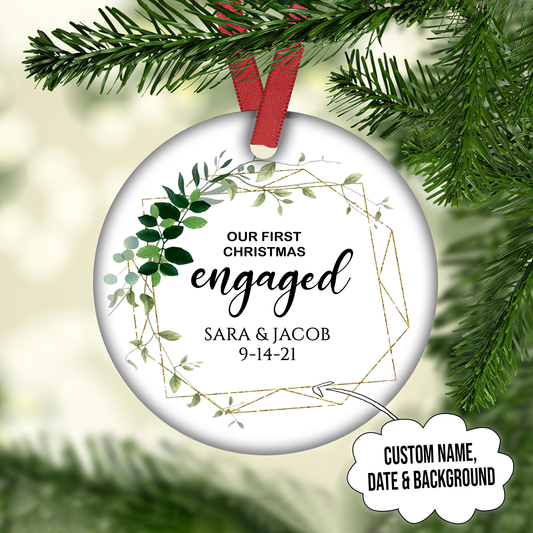 Our First Christmas Together Customized Ornament Christmas Gift For Couple Home Decor