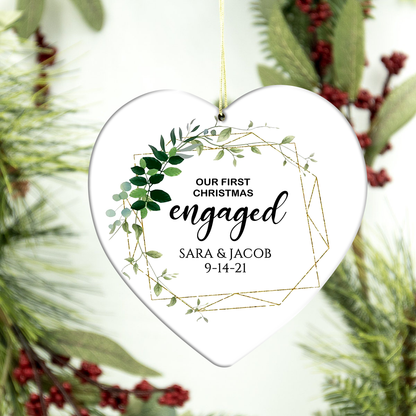 Our First Christmas Together Customized Ornament Christmas Gift For Couple Home Decor