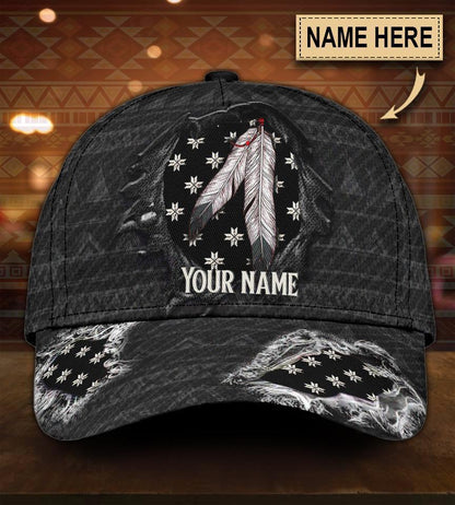 Customize Name Native American Classic Cap