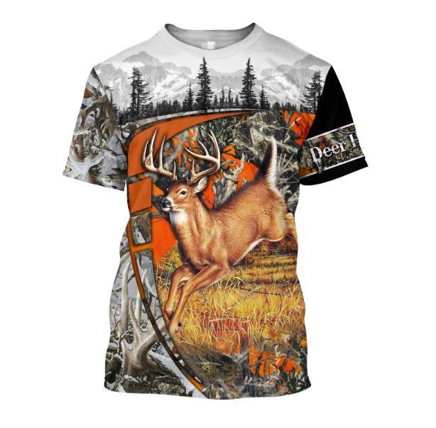 Deer Hunter 3D All Over Printed Shirts For Men LAM202891-LAM