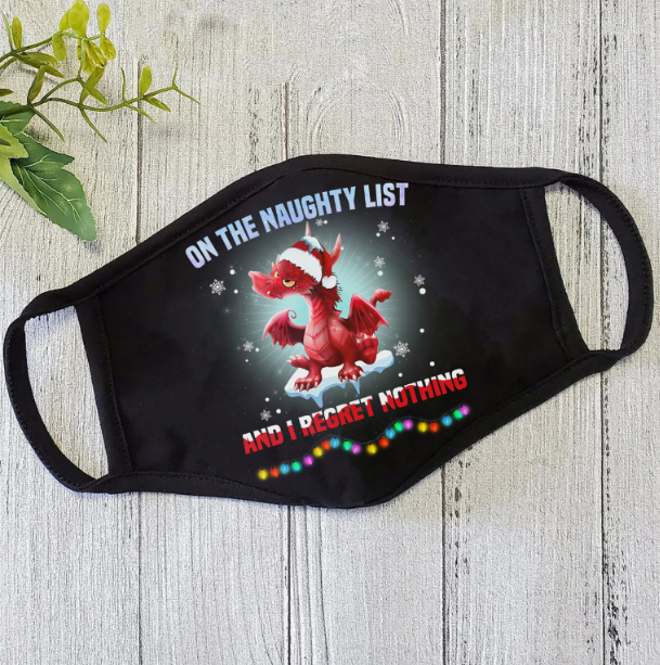 Dragon Mask I Didn't Lose My Mind Polyblend Face Mask HG