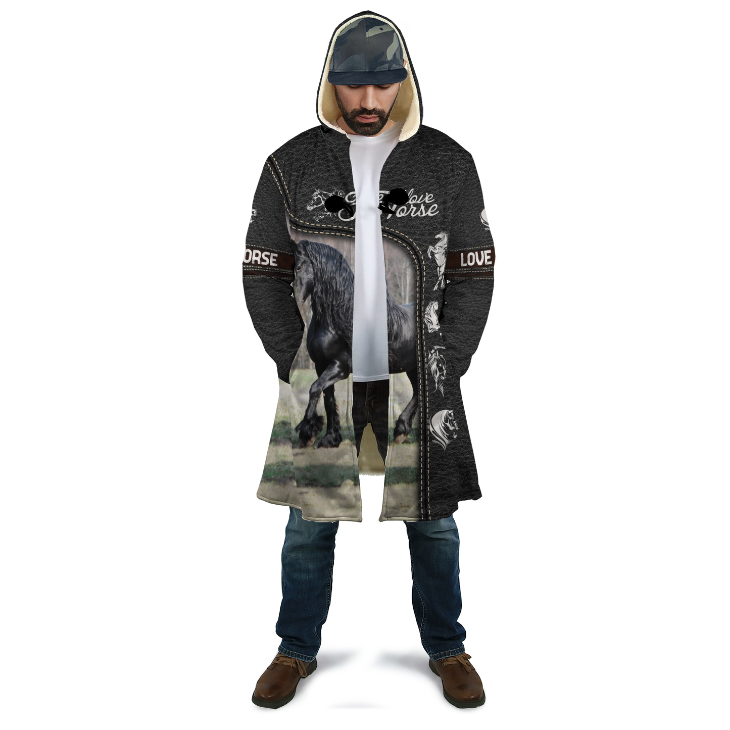 Love Horse 3D All Over Printed Shirts Pi220401 - Amaze Style™-Apparel