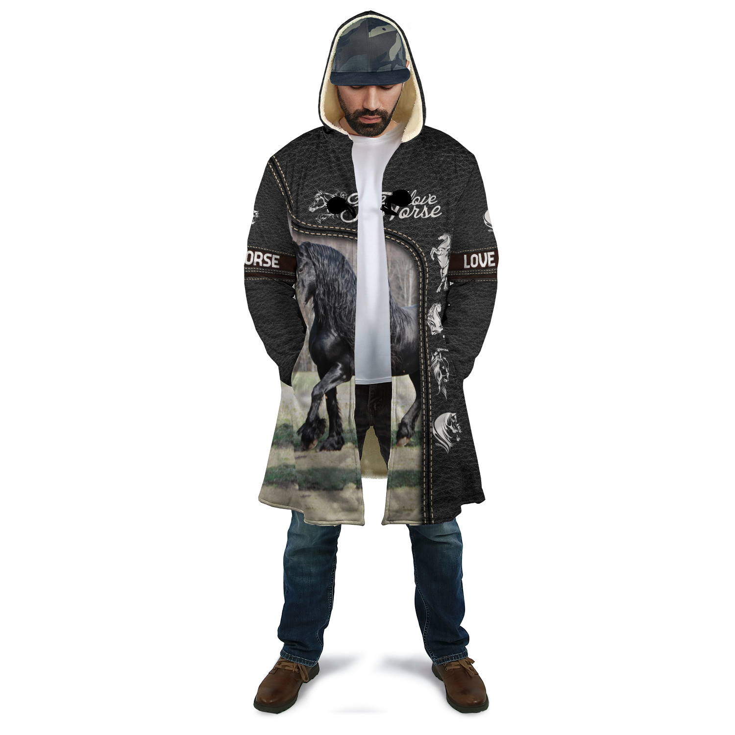 Love Horse 3D All Over Printed Shirts Pi220401 - Amaze Style™-Apparel