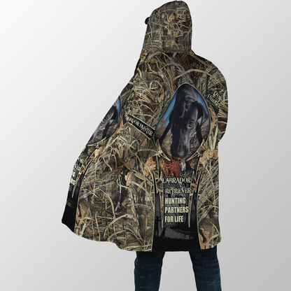 Hunting Labrador 3D Over Printed Unisex Deluxe Hoodie ML