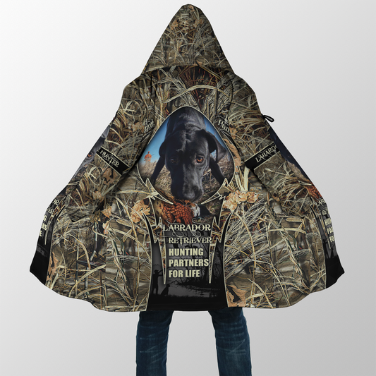 Hunting Labrador 3D Over Printed Unisex Deluxe Hoodie ML