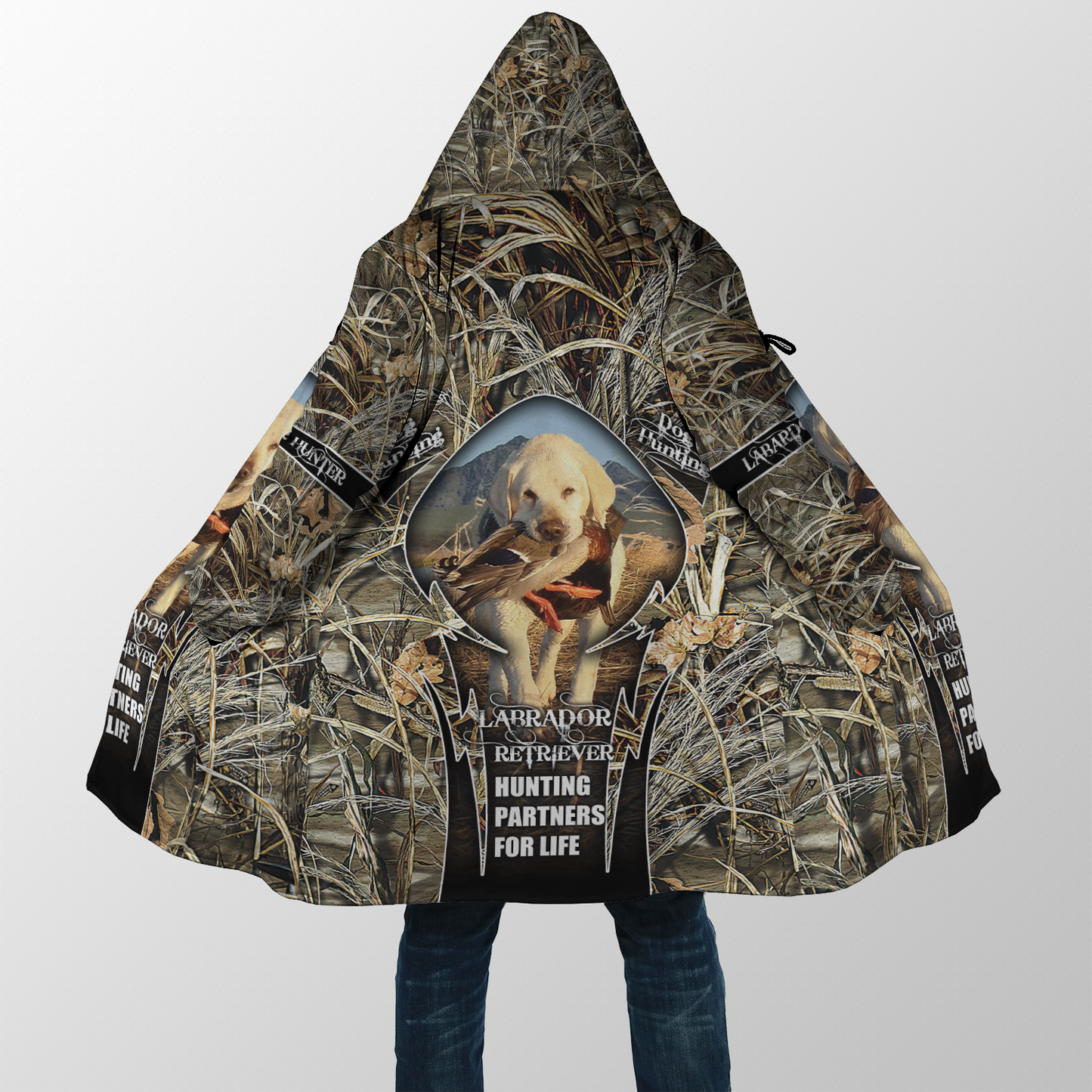 Labrador Hunting 3D Over Printed Unisex Deluxe Hoodie