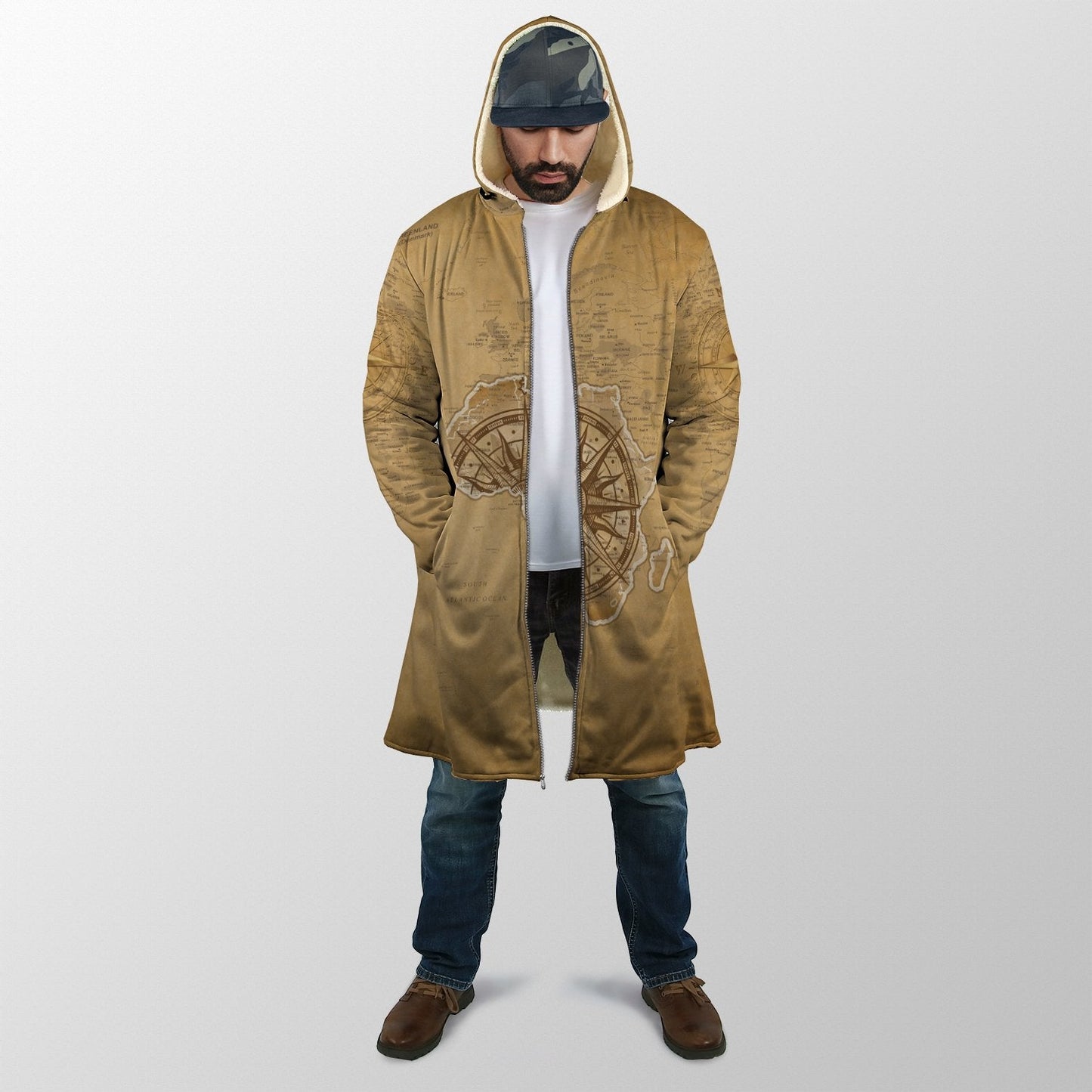 African Map - African Is Our Home Unisex Deluxe Hoodie ML