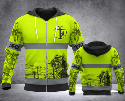 Premium 3D Printed Neon Lineman Safety MEI