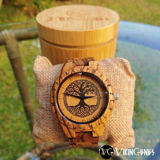 Tree Of Life Handmade Wooden Watch