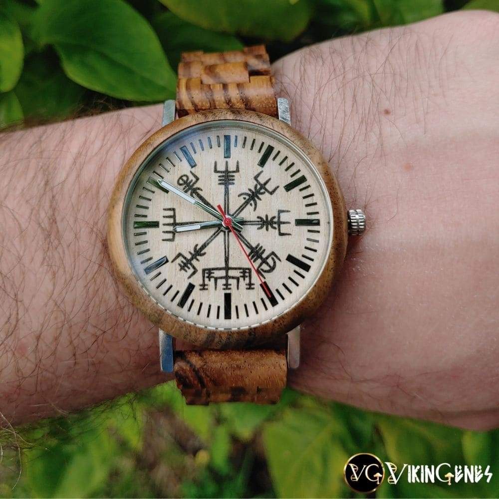 Handmade Vegvisir Viking Watch