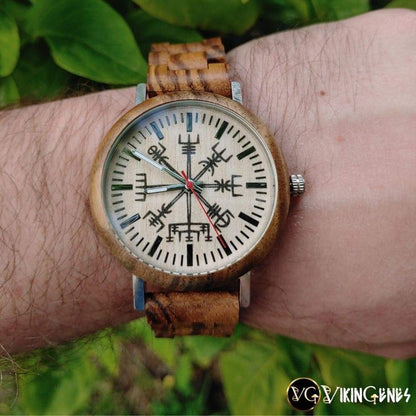 Handmade Vegvisir Viking Watch