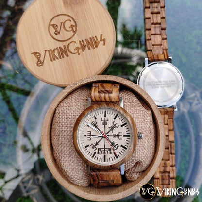 Handmade Vegvisir Viking Watch