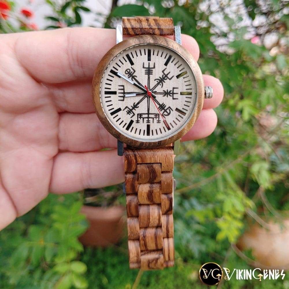 Handmade Vegvisir Viking Watch
