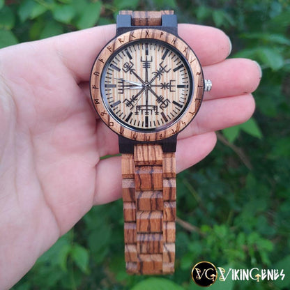 Vegvisir Handmade Wooden Watch