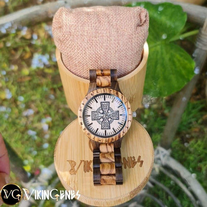 Cross Handmade Wooden Watch