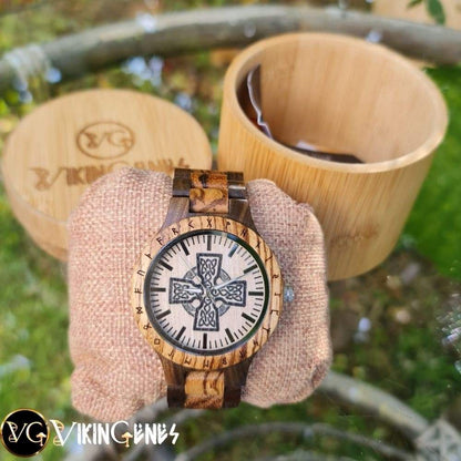 Cross Handmade Wooden Watch