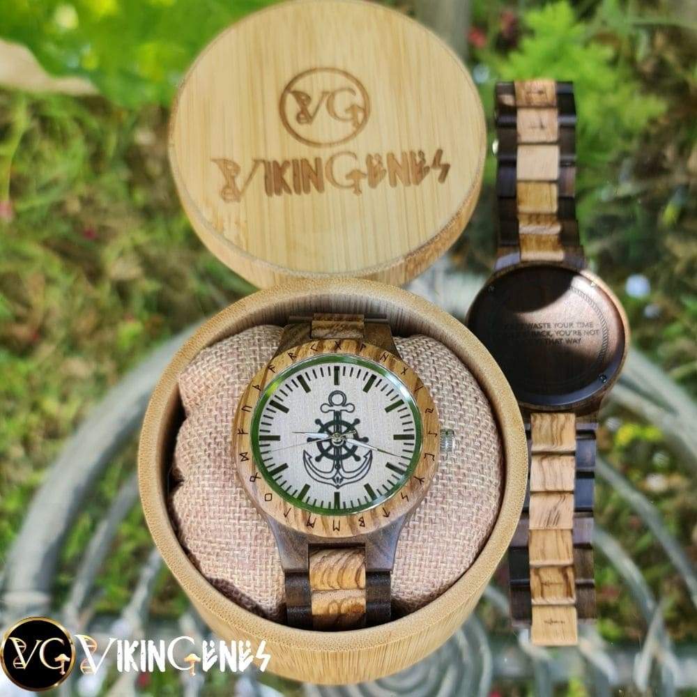 Anchor Handmade Wooden Watch