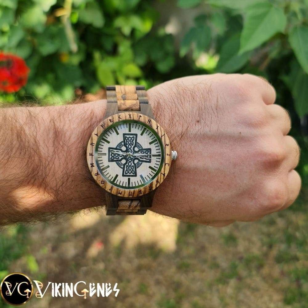 Cross Handmade Wooden Watch