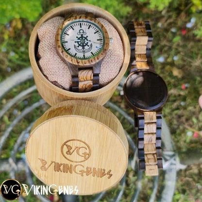 Anchor Handmade Wooden Watch