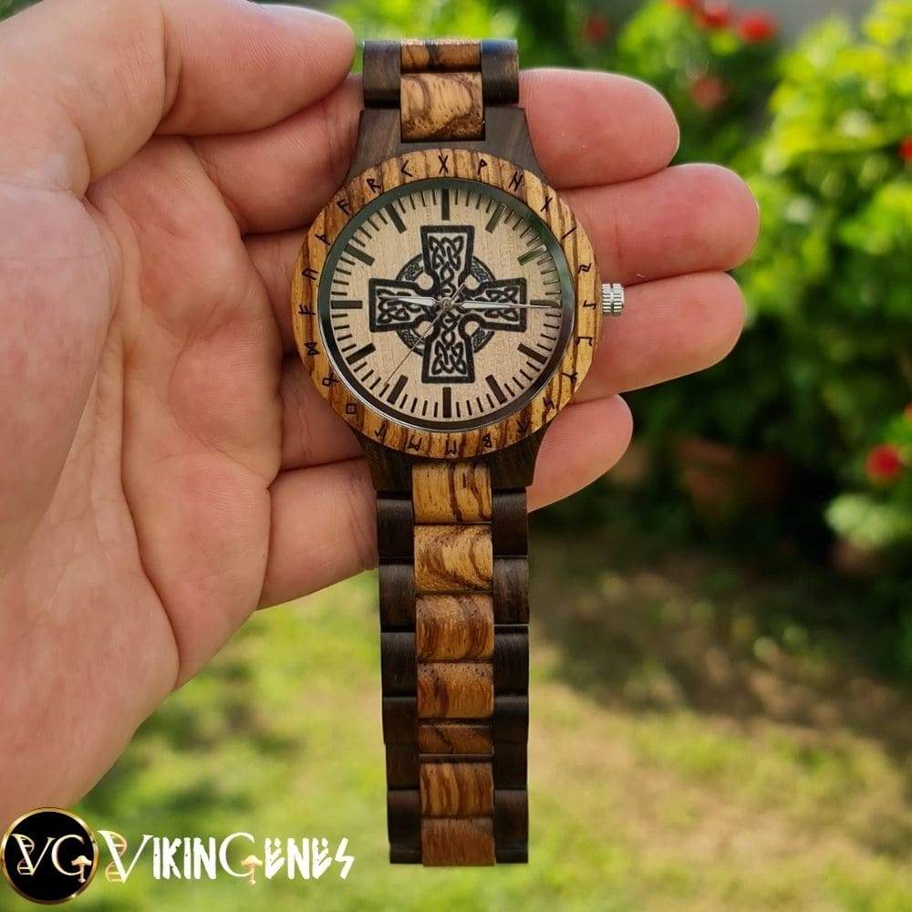 Cross Handmade Wooden Watch