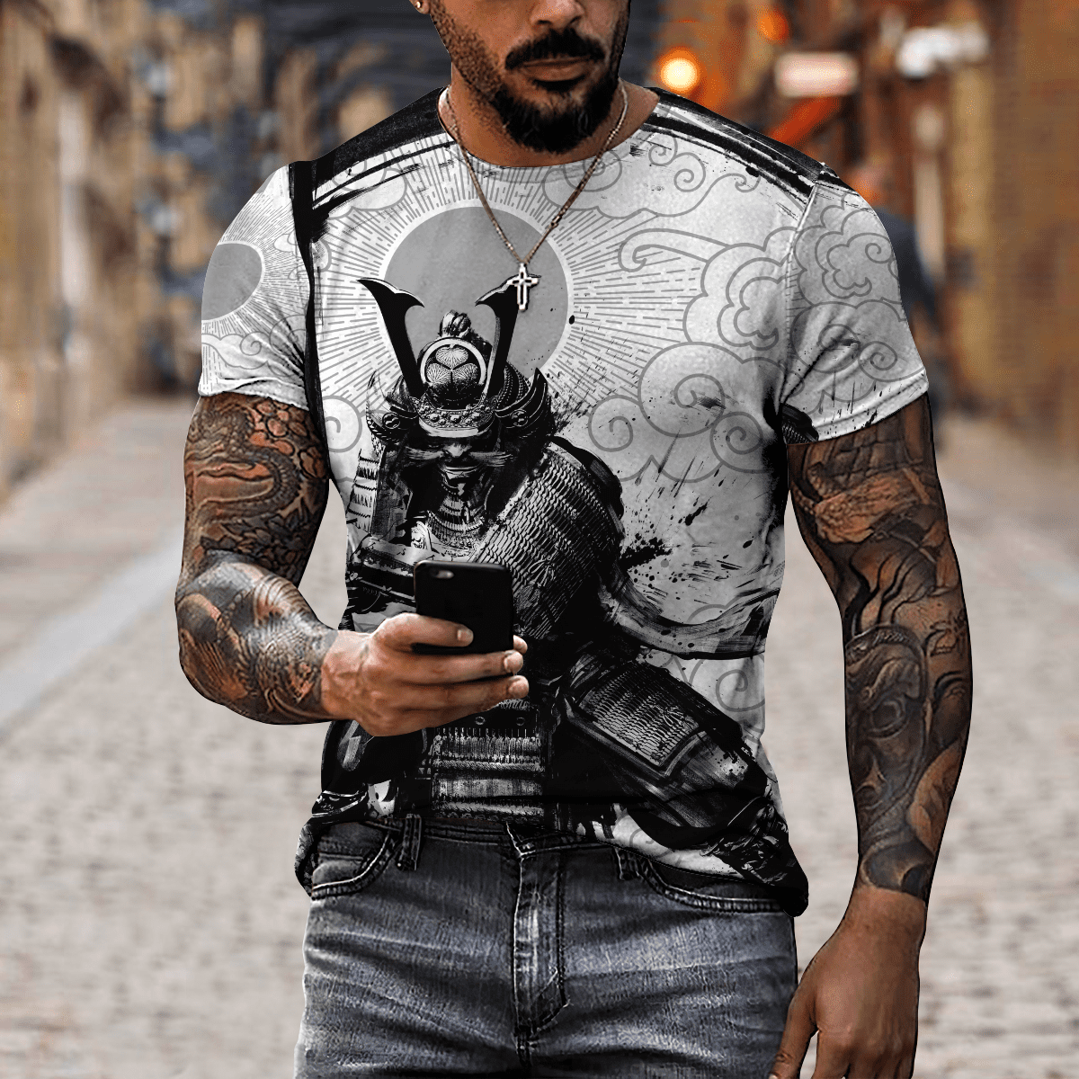 Premium Unisex 3D Printed Samurai Shirts MEI
