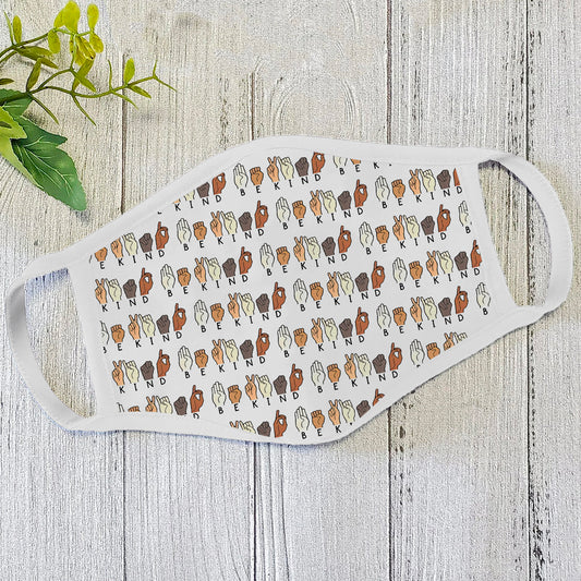 Premium Hippie 3D All Over Print Face Mask PL