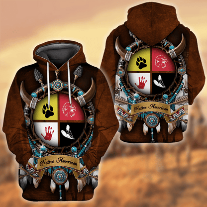 Native American 3D All Over Printed Unisex Shirts