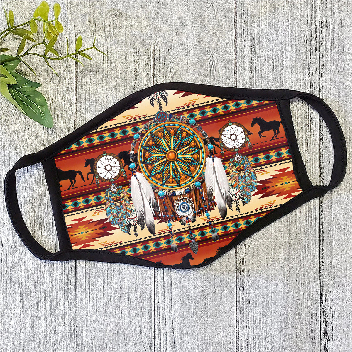Native Pattern Face Mask TT