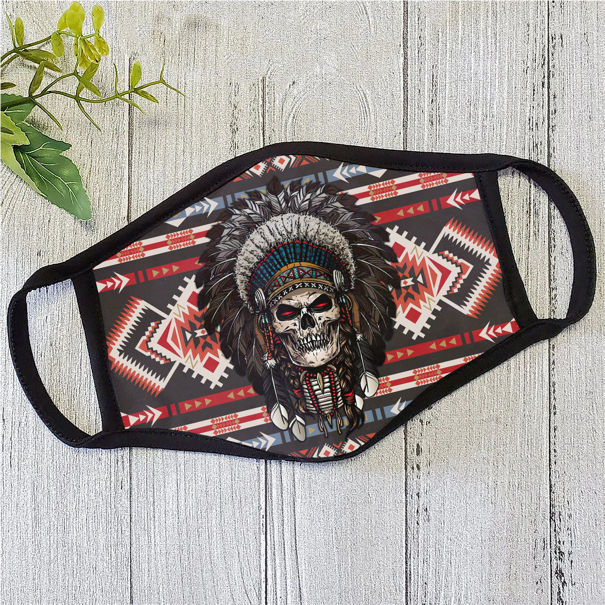 Native Pattern Face Mask TT
