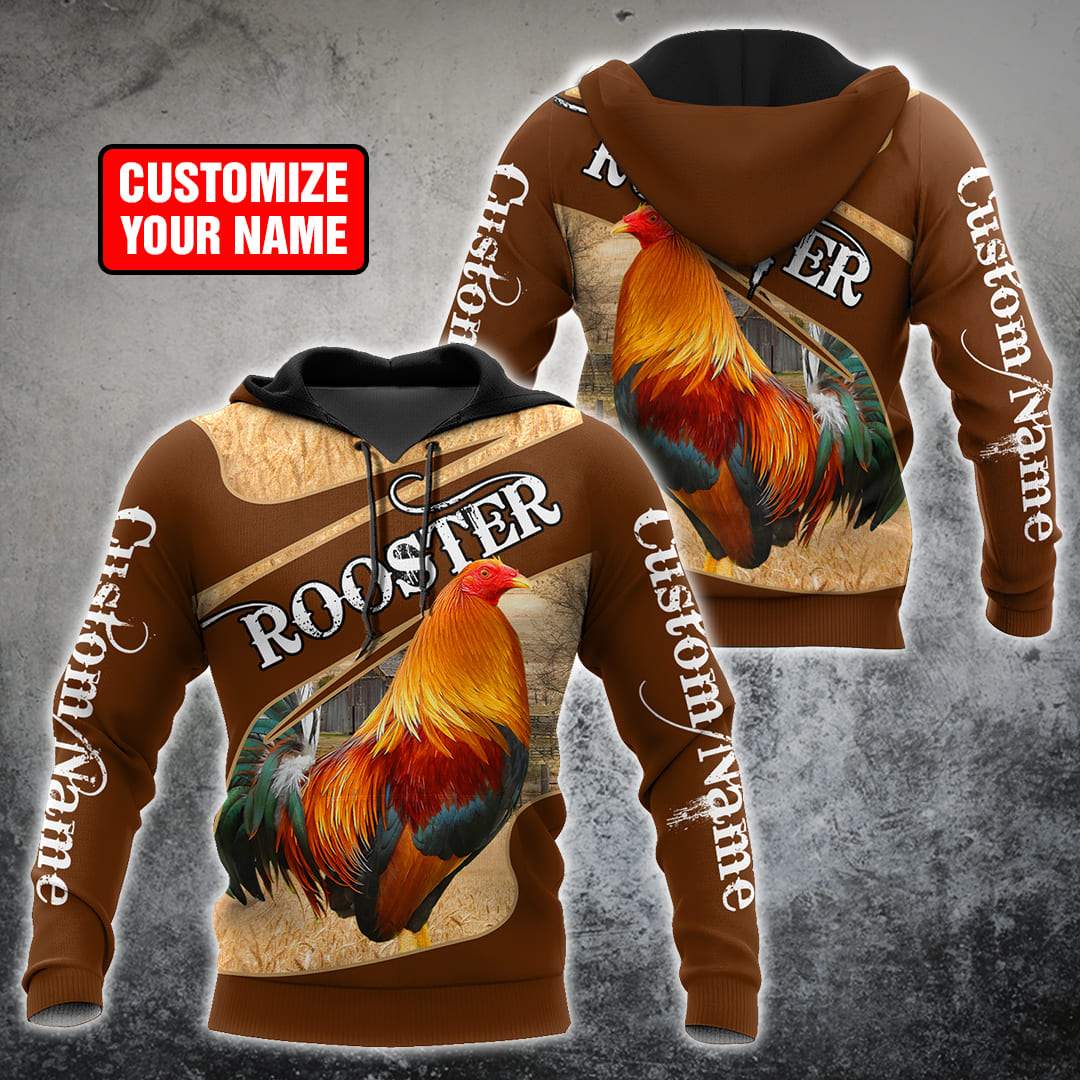 Personalized Rooster 3D Printed Unisex Shirts DD04062103