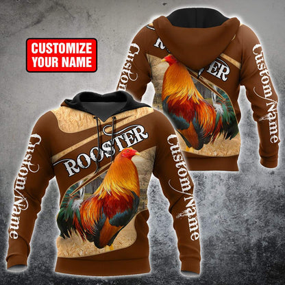 Personalized Rooster 3D Printed Unisex Shirts DD04062103