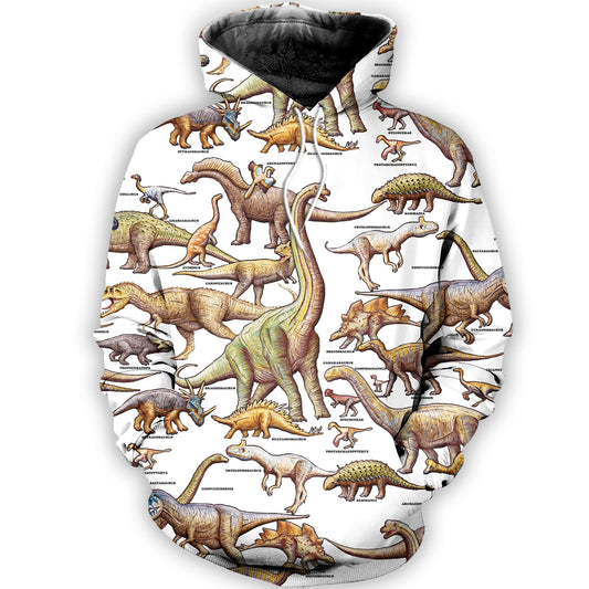 3D All Over Printed A Lot Of Dinosaurs Art Shirts and Shorts - Amaze Style™-3D All Over Printed Clothes