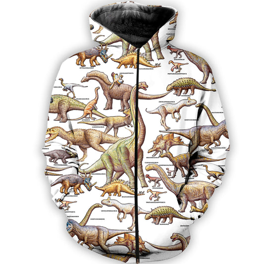 3D All Over Printed A Lot Of Dinosaurs Art Shirts and Shorts - Amaze Style™-3D All Over Printed Clothes