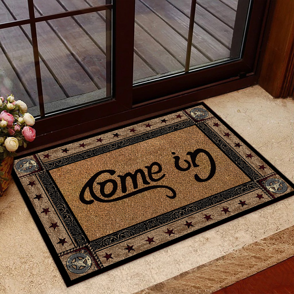 Funny Door Mat Come In Go Away