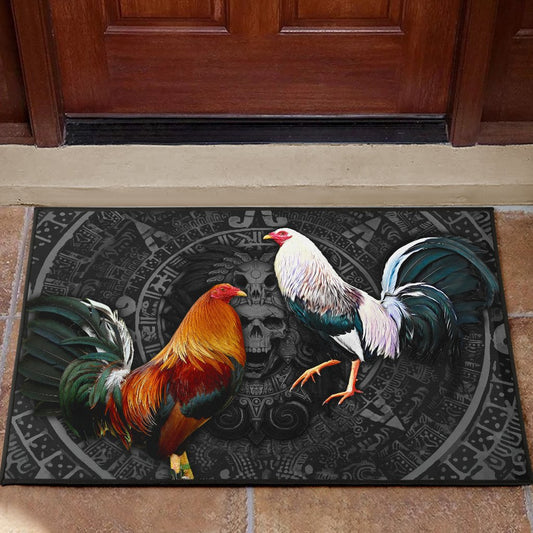 Mexican Aztec Rooster 3D Printed Door Mat NH12082103VH