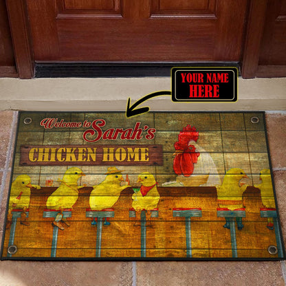 Rooster 3D Printed Door Mat NH19082101