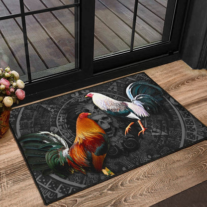 Mexican Aztec Rooster 3D Printed Door Mat NH12082103VH