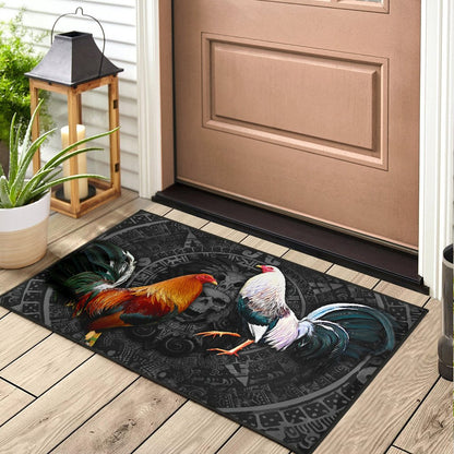 Mexican Aztec Rooster 3D Printed Door Mat NH12082103VH