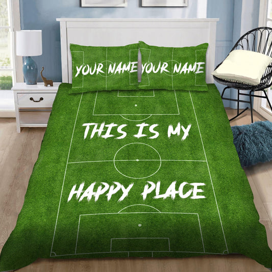 Soccer Love Custom Bedding Set with Your Name and Your Number DQB07102007