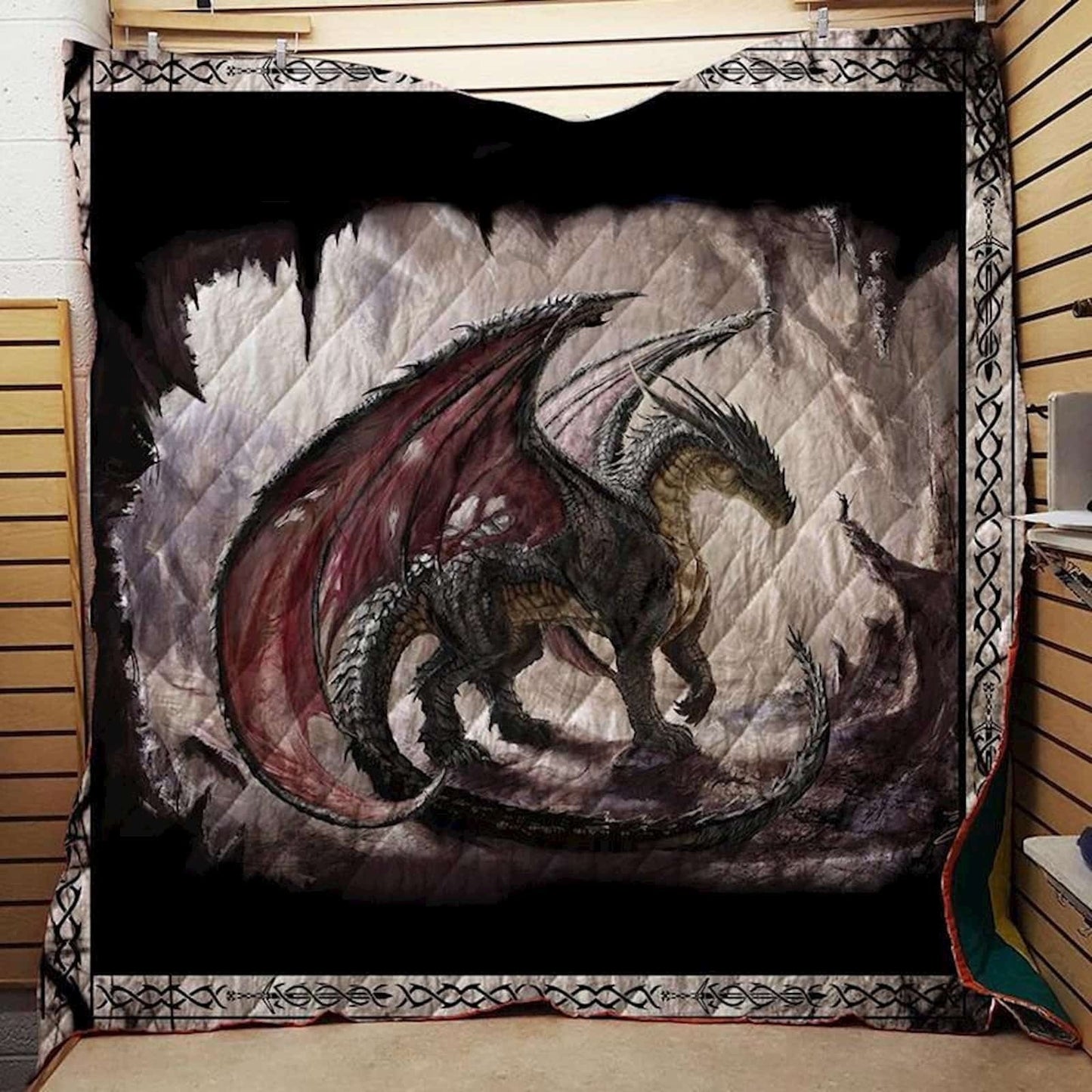 Dragon Art Quilt NM030833-Quilt-NM-Queen-Vibe Cosy™