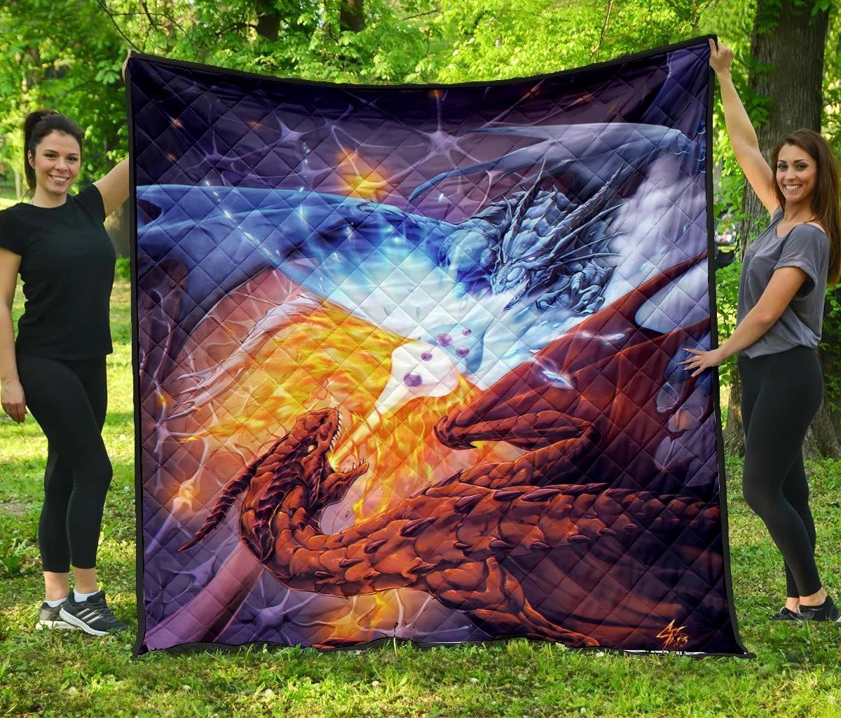 Dragon Art Quilt NM030867-Quilt-NM-Queen-Vibe Cosy™