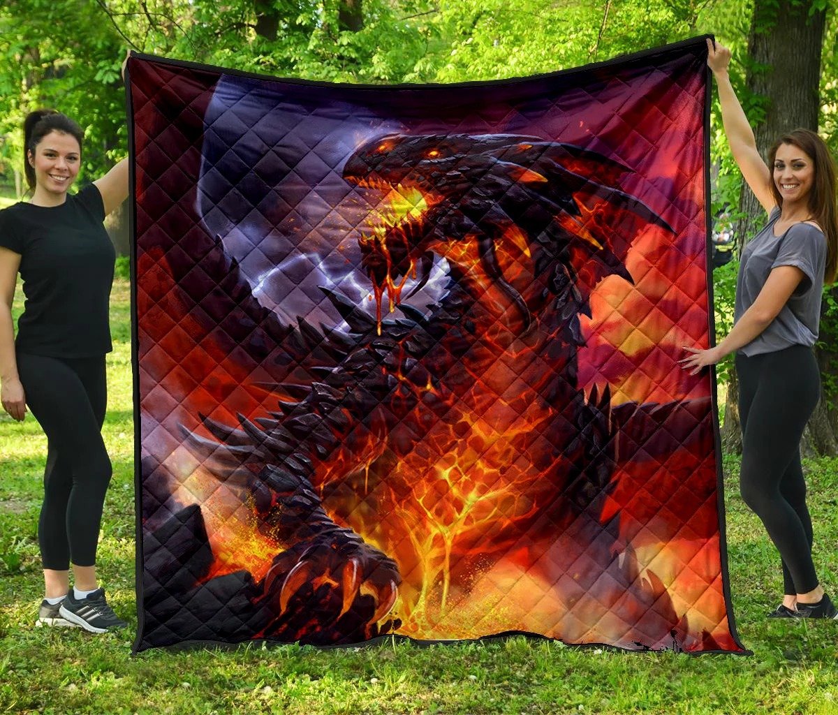 Dragon Art Quilt NM030869-Quilt-NM-Queen-Vibe Cosy™