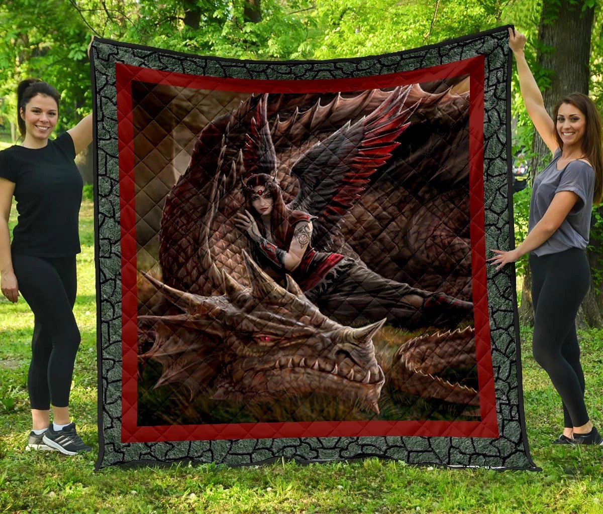 Dragon Art Quilt NM030871-Quilt-NM-Queen-Vibe Cosy™