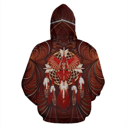 DREAMCATCHER EAGLE NATIVE All Over Hoodie HC1803 - Amaze Style™-Apparel