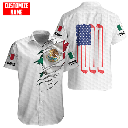 Persionalized Mexico 3D All Over Printed Unisex Shirts