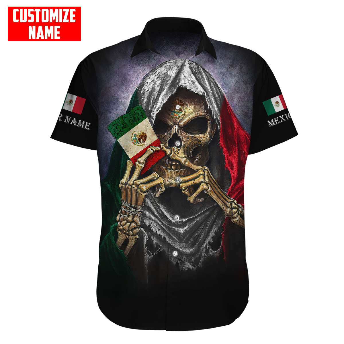 Persionalized Mexico 3D All Over Printed Unisex Shirts DQB03072101