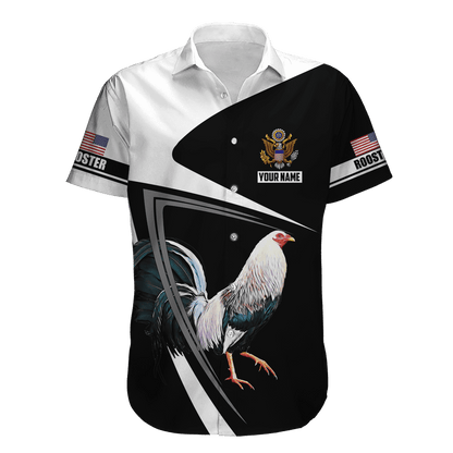 Personalized Rooster 3D Printed Unisex Shirt