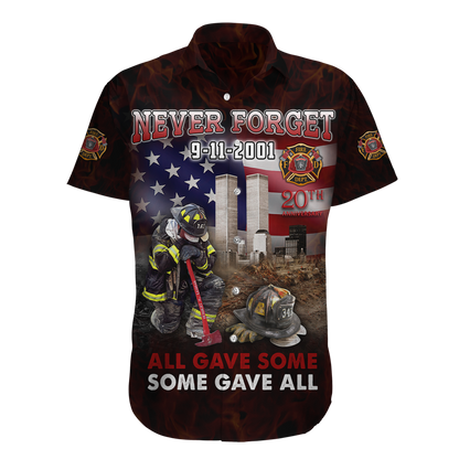 Firefighter Hawaii Shirt For Men And Women