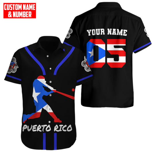 Customize Name And Number Puerto Rico Hawaii Shirt For Men And Women