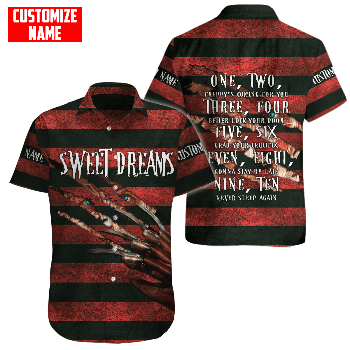 Customize Name Sweet Dream 3D All Over Printed Unisex Shirts